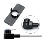 GreenYi Car Parking Sensor Assistant Parktronics 4 Black/Silver/White 13mm Flat Sensors Reverse Radar Sound Buzzer Alarm Sound 2