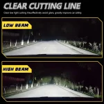 H7 H4 Led Canbus Lights 1:1 Mini Size Car Headlight With Fan 800000LM Super Bright Wireless Turbo Fog Bulb 6000K Automobile Lamp 5