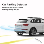 Car LED Parking Sensor Kit with 4 Radar Accurate Digital Display of Obstacle Distance Alarm Parktronic Kit Suitable For Most Car 5