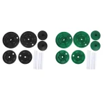 2 Sets Adjustable Height Plant Inserts with Drainage Hole Planter Filler Risers for Inside Flower Pot Container Riser 4