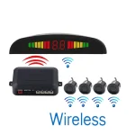 Rear Wireless Car Auto Parktronic LED Parking Sensor with 4 Reverse Backup Radar Monitor Detector System Display