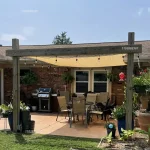 Beige shading net, UV protection, plant shed, outdoor sunshade, mesh, HDPE sunscreen fabric sunshade 4