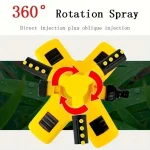 360 Degree Automatic Rotating Water pipe set Garden Lawn Sprinkler Yard Large Area Coverage Watering Irrigation Spraye 5