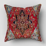 Persian Rug Pattern Pillowcase Living Room Sofa Cushion Cover Fashion Decorative Home Decor 45X45cm Two Sides Short Plush 5