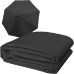 Green Replacement Umbrella Canopy 27m 8 Ribs Waterproof Garden Backyard Pool Cantilever Sunshade 9FT 10FT 6 Ribs 8 Ribs Cover 4
