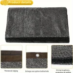 Black Sunshade Net Shading 70~80% Plant Greenhouse Cover Mesh Fence Privacy Screen Garden Sun Shed Outdoor Anti-UV 5