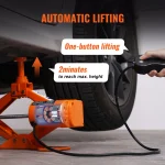 SucceBuy Electric Car Jack 3T Scissor Jack with Electric Impact Wrench 12V Car Jack with Double Saddle for SUV Truck Tire Change 5