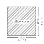 Shiny Holiday Accessories With Gold Stripe Decoration, cushion cover And Pillowcase without pillow core 4
