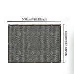 Black Sunshade Net Shading 70~80% Plant Greenhouse Cover Mesh Fence Privacy Screen Garden Sun Shed Outdoor Anti-UV 2