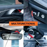 21/18PCS Car Door Tool Kit Inflatable Air Pump Auto Window Door Open Fixing Gripper Tools Long Reach Kits with Carrying Bag 3