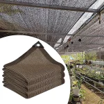 Mesh Tarp with Grommets Foldable Cloth Plant Cover High Density UV Protection Canopy Shade Net for Garden Car Picnics Pools 3