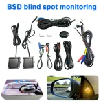 Car bsd blind spot monitoring system 24GHz microwave radar blind spot detection system bsm blind area lane change assistance 5