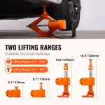 SucceBuy Electric Car Jack 3 Ton/6600lbs 12V Electric Scissor Jack Portable Car Jack for SUV Truck Sedan Tire Change Replacement 3