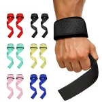 Weightlifting Wrist Straps Strength Training Adjustable Non-slip Gym Fitness Lifting Strap Wrist Support Sports Grip Band 2