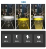 Owl car headlights, motorcycle headlights, yellow and white dual color LED spotlights, driving assistance fog lights, car UTV, t 5