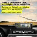 Car Tire Pressure Monitoring System Car Tyre Pressure Monitor Tyre Pressure Alarm 4 External Sensors 3