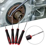 4pcs Car Pick Hook Set O Ring Oil Seal Screwdrivers Puller Remover O-Ring Seal Gasket Auto Repair Tools 2