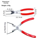 Universal Automotive Relay Fuse Puller Car Remover Pliers - Hand Tool for Car Repair Disassembly Clip 6