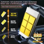 Double Lens Mini Car Headlight H7 Lamp Projector LED Bulb Canbus 120W 6000K 30000LM 12V Hi/Low Beam Auto motocycles Headlamp 4