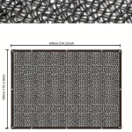 Black Shade Cloth Sunblock Mesh Cover Taped Edge With Grommets, Sun Net For Pergola, Plants Greenhouse, Gardens, Patio, Canopy 2