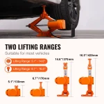 SucceBuy Electric Car Jack 3T Scissor Jack with Electric Impact Wrench 12V Car Jack with Double Saddle for SUV Truck Tire Change 3
