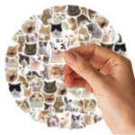 46pcs/Bag,Cat Stickers,Be for Suitcase Skateboard Luggage Laptop Phone Diy Sticke Decoration Stationery School Supplies Toys 4