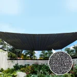 Mesh Tarp with Grommets Foldable Cloth Plant Cover High Density UV Protection Canopy Shade Net for Garden Car Picnics Pools