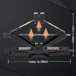 Hand Cranked Scissor Jack 08T 1T 2T Portable Labor Saving Car Jack Car Repair Tire Replacement Special Tool for SUV 5