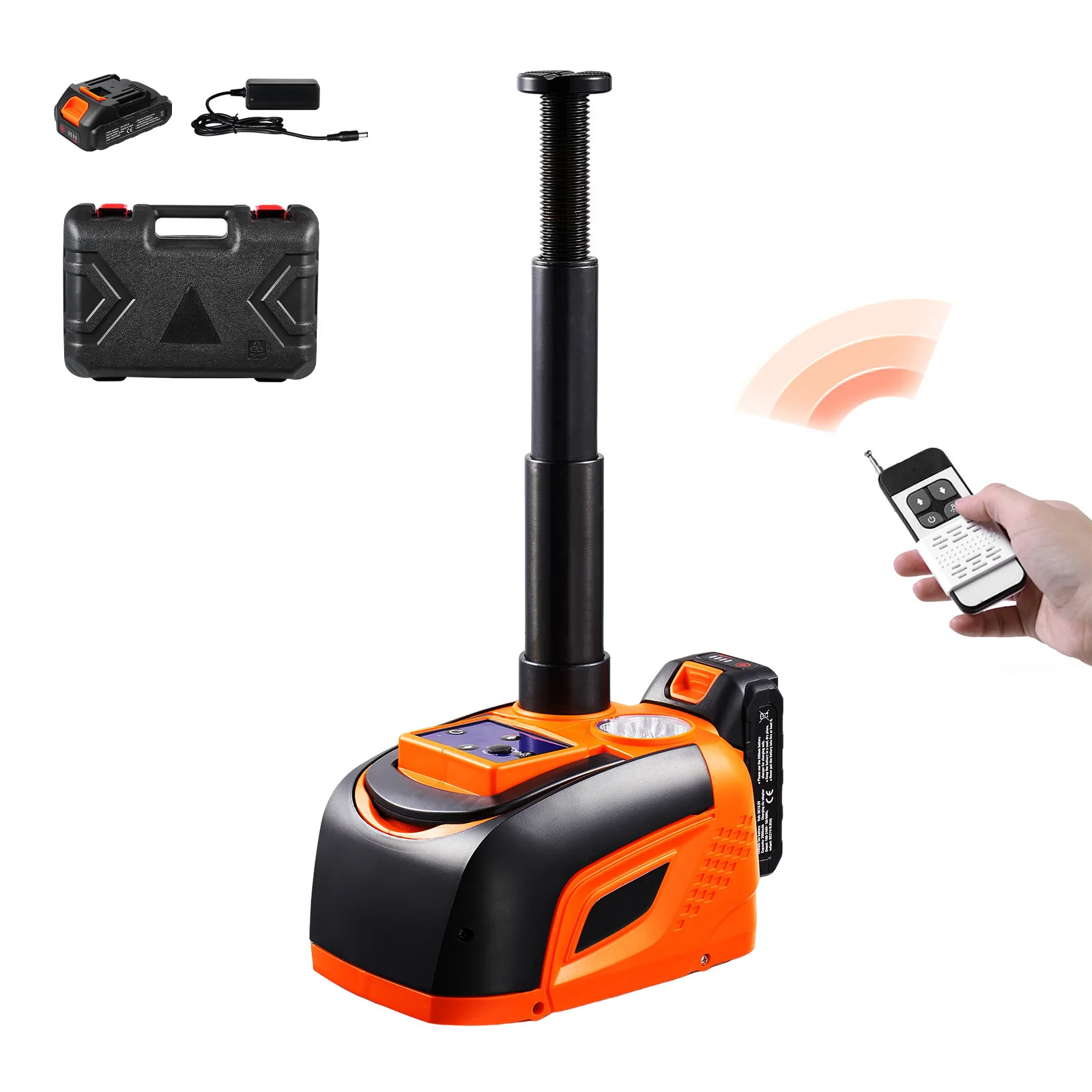 SucceBuy Electric Car Jack, 5T Adjustable Electric Scissor Jack Tire Changer with LED Light & Remote Controlfor Sedan SUV Truck SucceBuy Electric Car Jack, 5T Adjustable Electric Scissor Jack Tire Changer with LED Light & Remote Controlfor Sedan SUV Truck