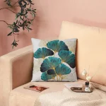 1pc Ginkgo Leaves Printed Pillowcase - Soft and Cozy Plush Design ForComfortable Sleep 3