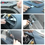 Car Interior Clip Panel Trim Hand Tools Stainless Steel Durable Trim Removal Level Pry Plate Buckle Driver for Car Accessories 5