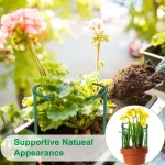 Plastic Plant Support Pile Stand Plant Support Pile for Flowers Greenhouses Arrangement Fixing Rod Holder Garden Tools 3