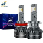 DAWN KNIGHT D7 Super Mini H4 H7 H11 LED Headlight Lamp H1 HB3 HB4 Reflector Optic Headlight Special Replacement Kit 2PCS