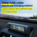 Car Tire Pressure Monitoring System Car Tyre Pressure Monitor Tyre Pressure Alarm 4 External Sensors 2