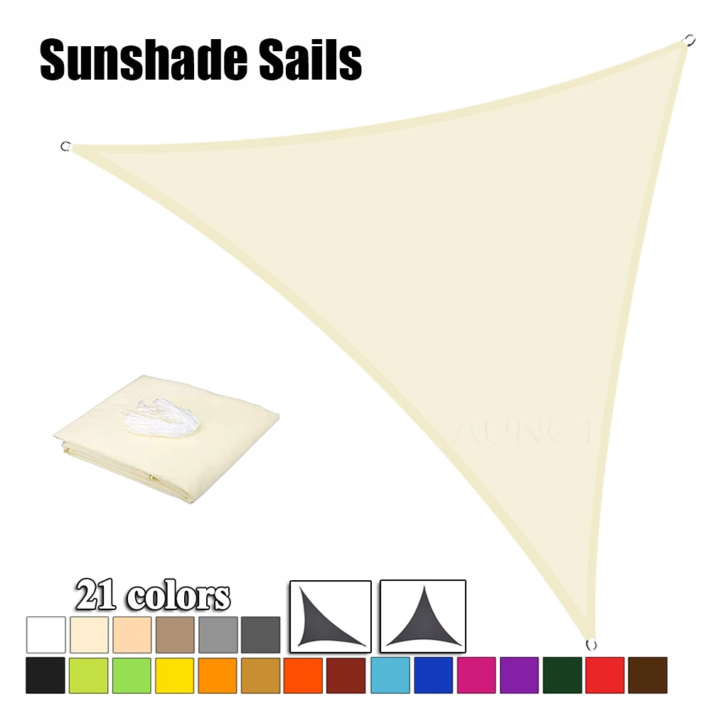 5x5x5/2x2x2M Waterproof Sun Shelter Triangle Sunshade Protection Outdoor Canopy Garden Patio Pool Shade Sail Awning Shade Cloth 5x5x5/2x2x2M Waterproof Sun Shelter Triangle Sunshade Protection Outdoor Canopy Garden Patio Pool Shade Sail Awning Shade Cloth