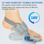 Unisex Bunion Corrector Foot Hallux Valgus Braces Rotatable Toe Separator Straightener Adjustable Pedicure Finger Toe Corrector 2