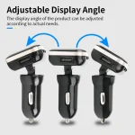 Smart Cigarette Lighter USB TPMS Car Tire Pressure Alarm Monitor System 4 Sensors Display Tyre Pressure Temperature Alarm 5
