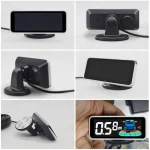 8 Parktronic Parking Sensors Kit Reversing Front and Rear Car Backup Radar Detector Backing Assistance Sound Aler AID 4