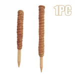 30/40/50cm Plant Climbing Coir Totem Pole Safe Gardening Coconut Stick For Climbing Plants Vines And Creepers Plant Support 6