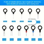 Car Terminal Removal Wire Plug Connector Lugs Extractor Puller Release Pin Extractor Kit For Automobiles Repair Hand Tools 5