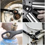 Car Universal Torx Wrench 8-22mm Adjustable Self-tightening Wrench Board Double-head Torx Spanner Torx Spanner Hand Tools New 6