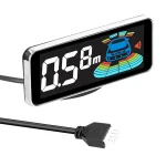 4pcs/8pcs Probes Rear Reversing Radars System LCD Display Car Parking Sensor Distance Detection Sound Warning Buzzer 2
