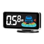 4pcs/8pcs Probes Rear Reversing Radars System LCD Display Car Parking Sensor Distance Detection Sound Warning Buzzer 6