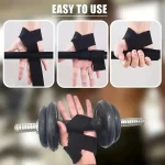 Weightlifting Wrist Straps Strength Training Adjustable Non-slip Gym Fitness Lifting Strap Wrist Support Sports Grip Band 4