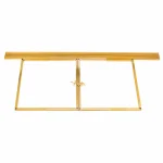 Gold Metal Flower Stand 80cm Tall Elegant Iron Column for Wedding, Party, Home, Garden Decor 5