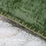 Olanly Chenille Cushion Cover 45x45 Pillow Cover 40x40cm Sofa Decorative Throw Pillow Case Soft Luxury For Living Room Decor﻿ 4