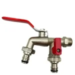 Gardening Tools Zinc Alloy Faucet 12 Inch Internal And External Threads Lever Handle For Easy Switching Water Supply Faucet Ball 3