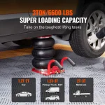SucceBuy Triple Bag Air Jack 3 Ton (6600 lbs) Capacity Portable Pneumatic Car Jacks Heavy Duty & Quick Lifting for Garage Repair 2