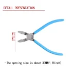 Multifunctional Diagonal Pliers Car Clip Pliers Car Rivet Tightening Pliers Wire Stripping Plier Staple Screwdriver Removal Tool 5