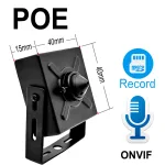 Mini PoE camera size and ONVIF support